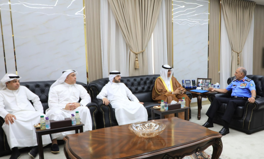 اللواء المعايطة يلتقي السفير الكويتي ويبحثان