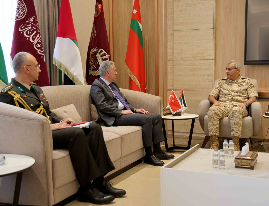 اللواء الحراسيس يستقبل السفير التركي