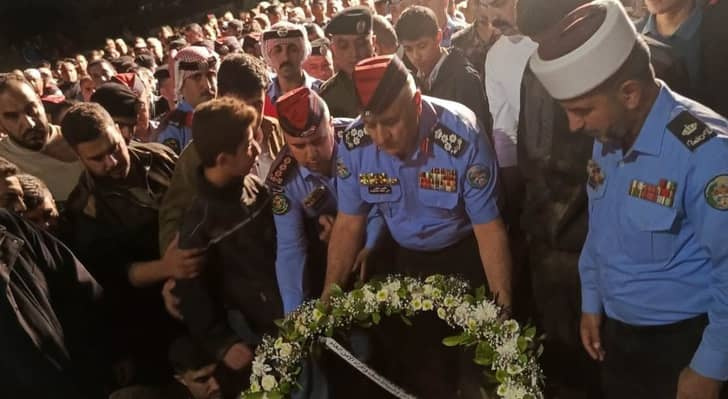 الأمن الأردني يشيع الخوالدة
