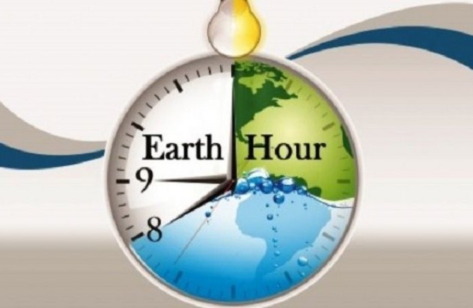 الأرض تطفئ أضواءها