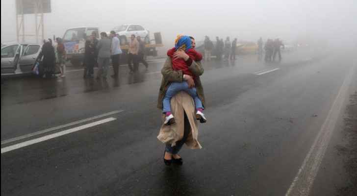 بالفيديو والصور .. 40 قتيلا باصطدام