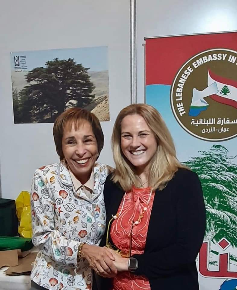 الاميرة بسمة تزور الجناح اللبناني في