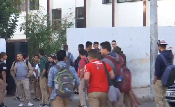 عودة الطلبة الى مدارسهم بعد انتهاء