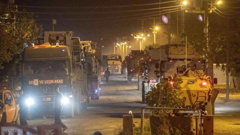 تركيا تبدأ عملية برية في شمال