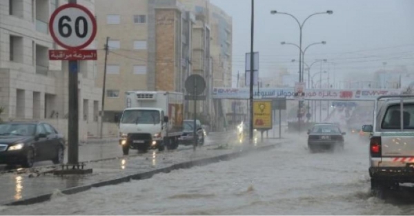 حالة من عدم الاستقرار الجوي وامطار