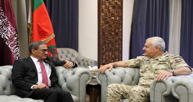 الحنيطي يستقبل سفير جمهورية أفغانستان الإسلامية