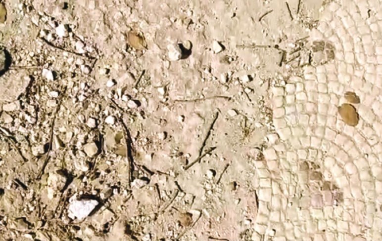 عبث يطال أرضية فسيفساء كنيسة في