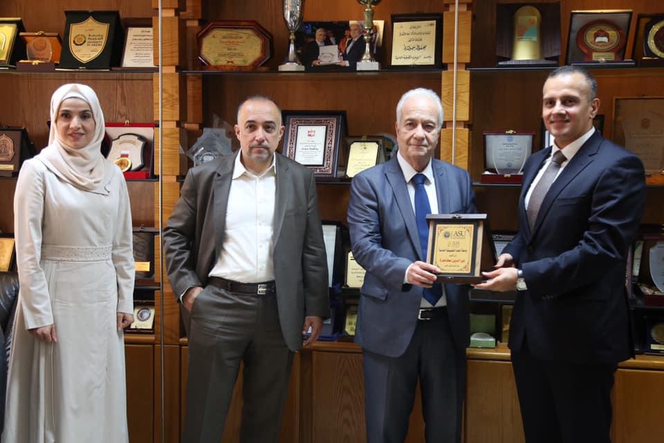 جامعة العلوم التطبيقية الخاصة تستقبل وفدا