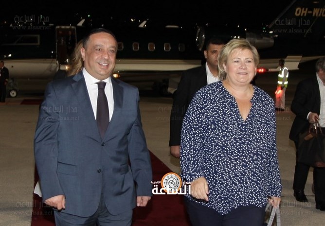 سامي الداوود باستقبال إرنا سولبيرغ (صور)