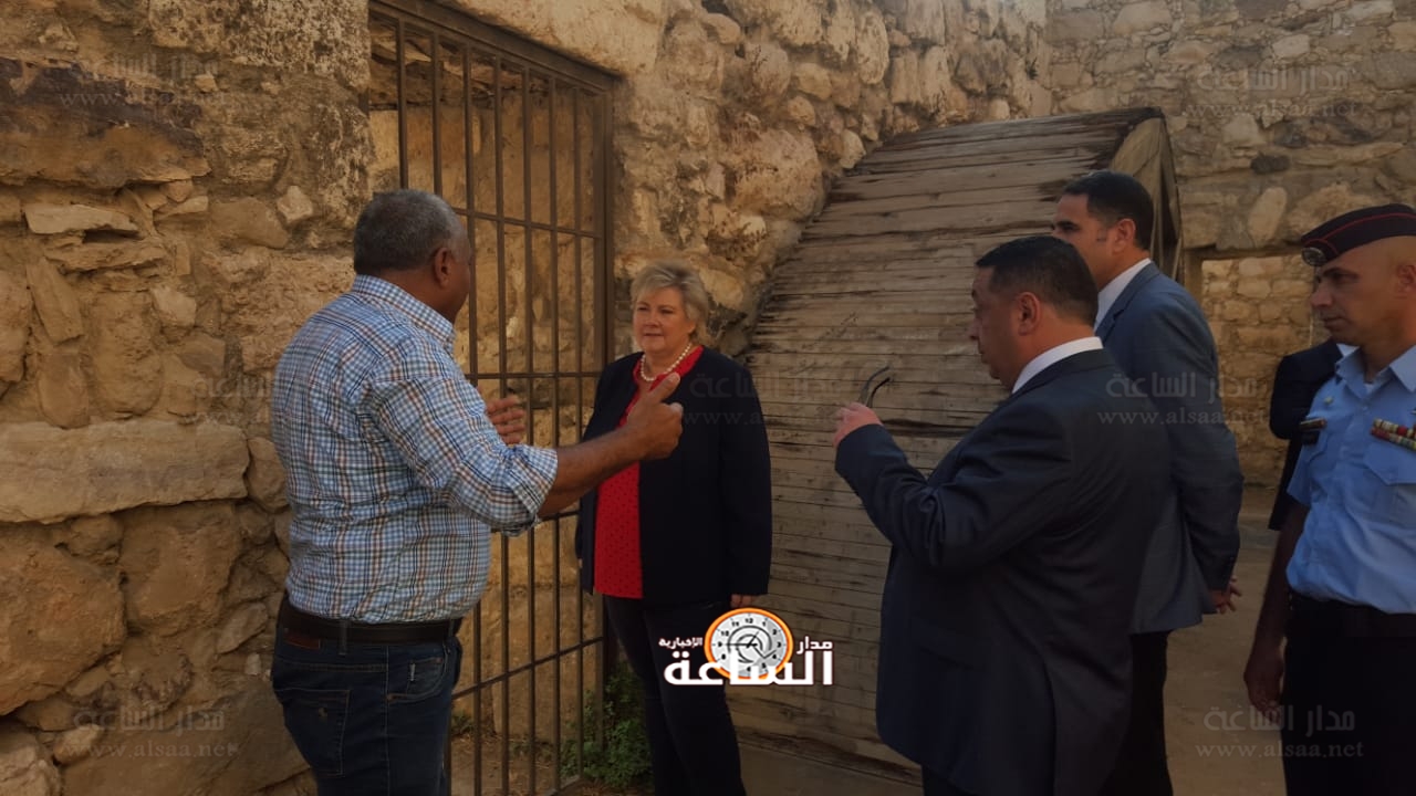 رئيسة وزراء النرويج تزور جبل القلعة