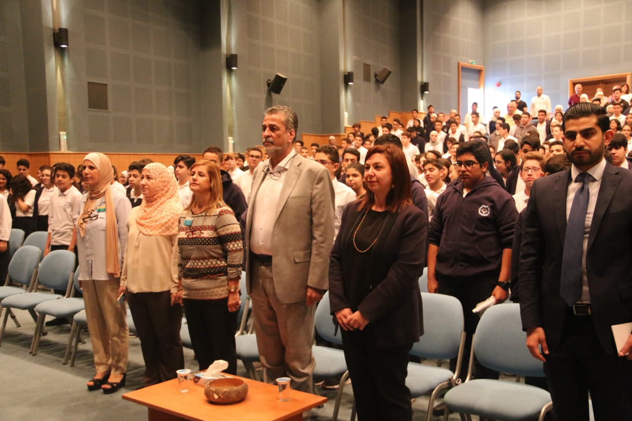 الكلالدة يحاضر في اليوبيل (صور)