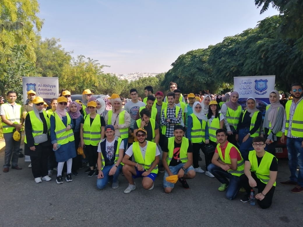 جامعة عمان الأهلية تشارك في ماراثون