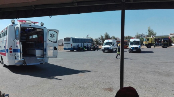 إدارة الأزمات ينفذ تمرينا وهميا.. الاثنين