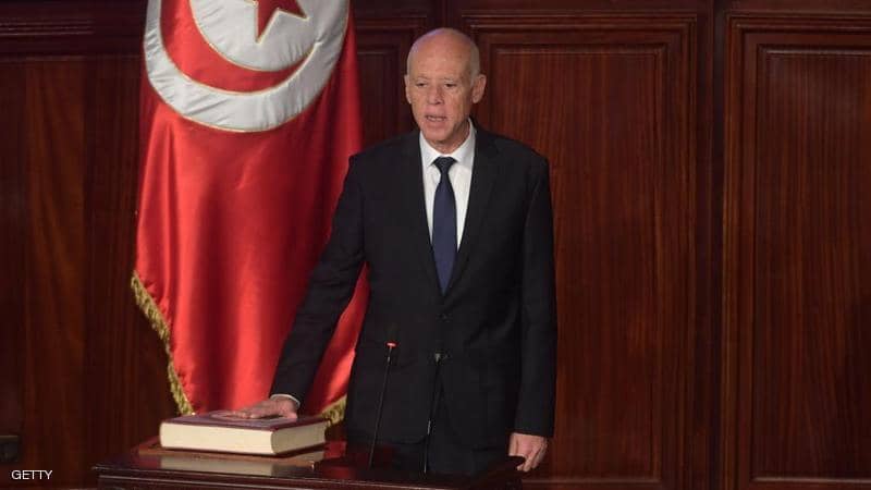 قيس سعيد يؤدي اليمين الدستورية رئيسا