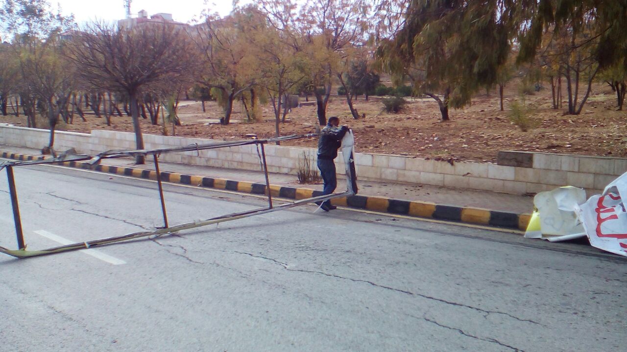 الأمانة تعزز حملات إزالة اللوحات الإعلانية