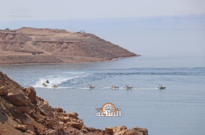 نشامى الدفاع المدني في البحر الميت