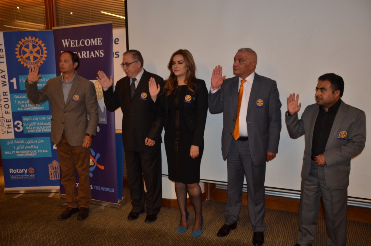 نادي روتاري كابيتال عمّان يمنح العضوية