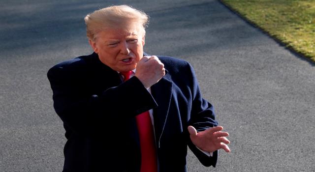 ترامب يتحدث عن امكانية نشر جزء