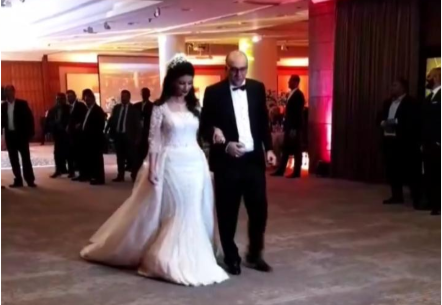 زفاف الوزير ابو يامين والاعلامية الزبن