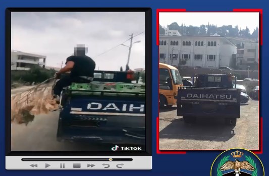 ضبط سائق بعد انتشار مقطع له