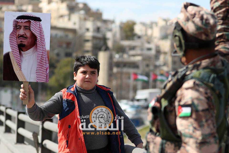 مشاهد من استقبال الأردنيين للملك سلمان