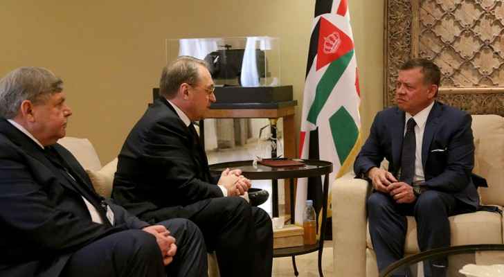 الملك يستقبل نائب وزير الخارجية الروسي