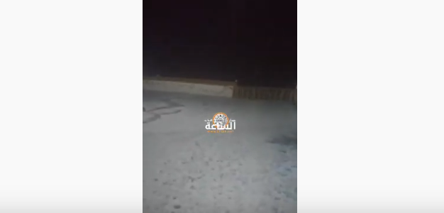 البرد يتساقط بغزارة في الصفاوي والرويشد