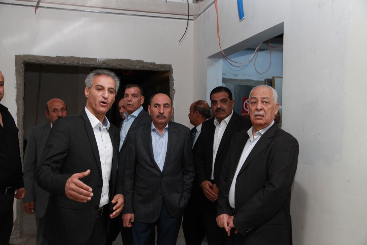 العيسوي وجابر والعموش في مستشفى التوتنجي