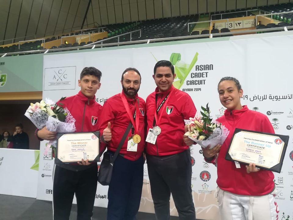 قصي حبوب يضيف مدالية ذهبية للاردن