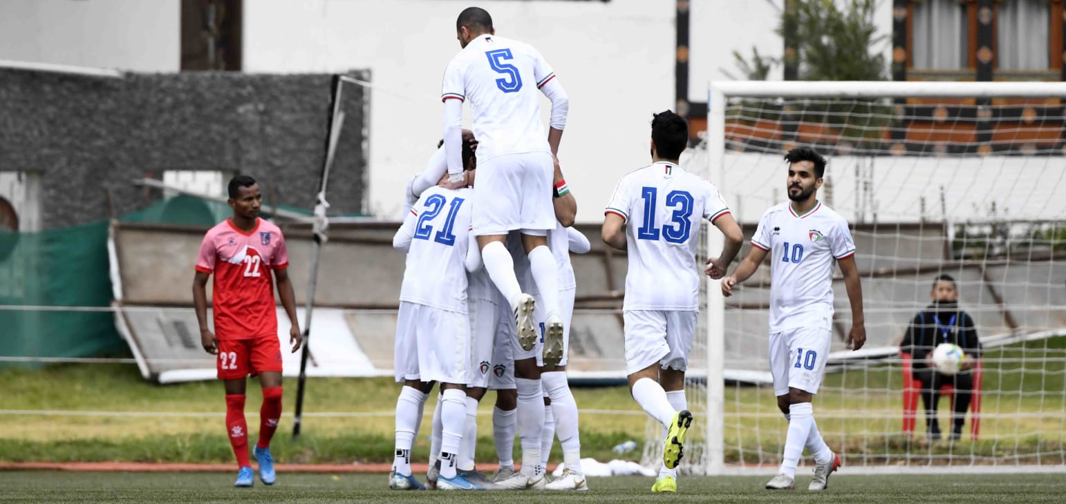 الكويت تنهي باحلام نيبال بهدف قاتل