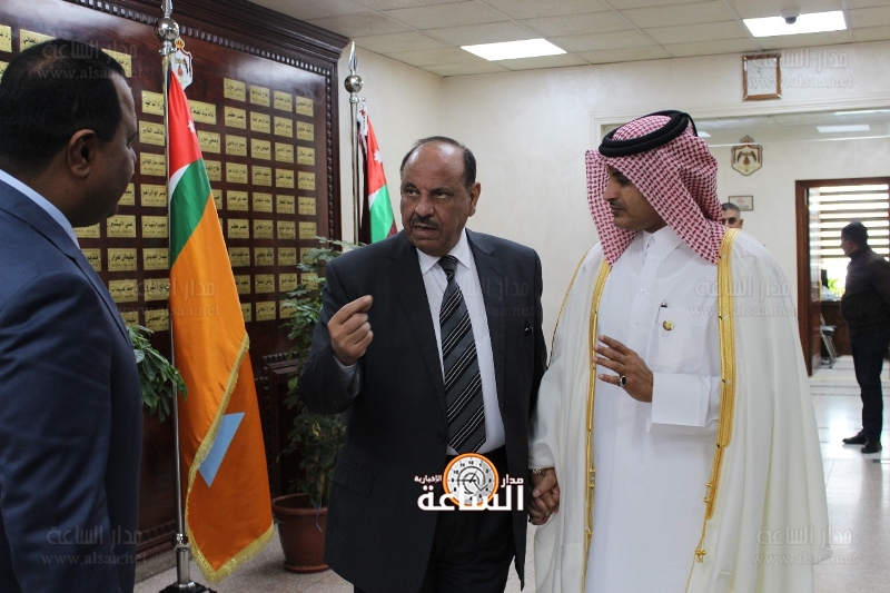 سلامة حماد يلتقي السفير الشيخ سعود