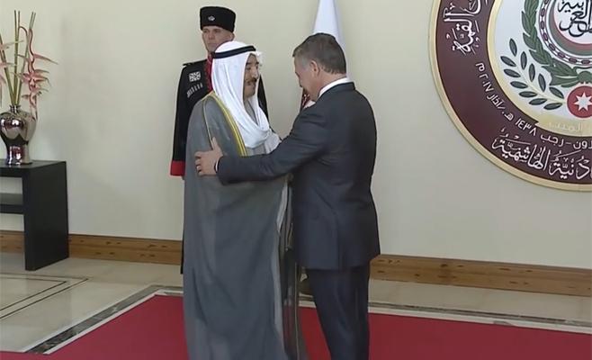 الملك يستقبل قادة الدول العربية ورؤساء