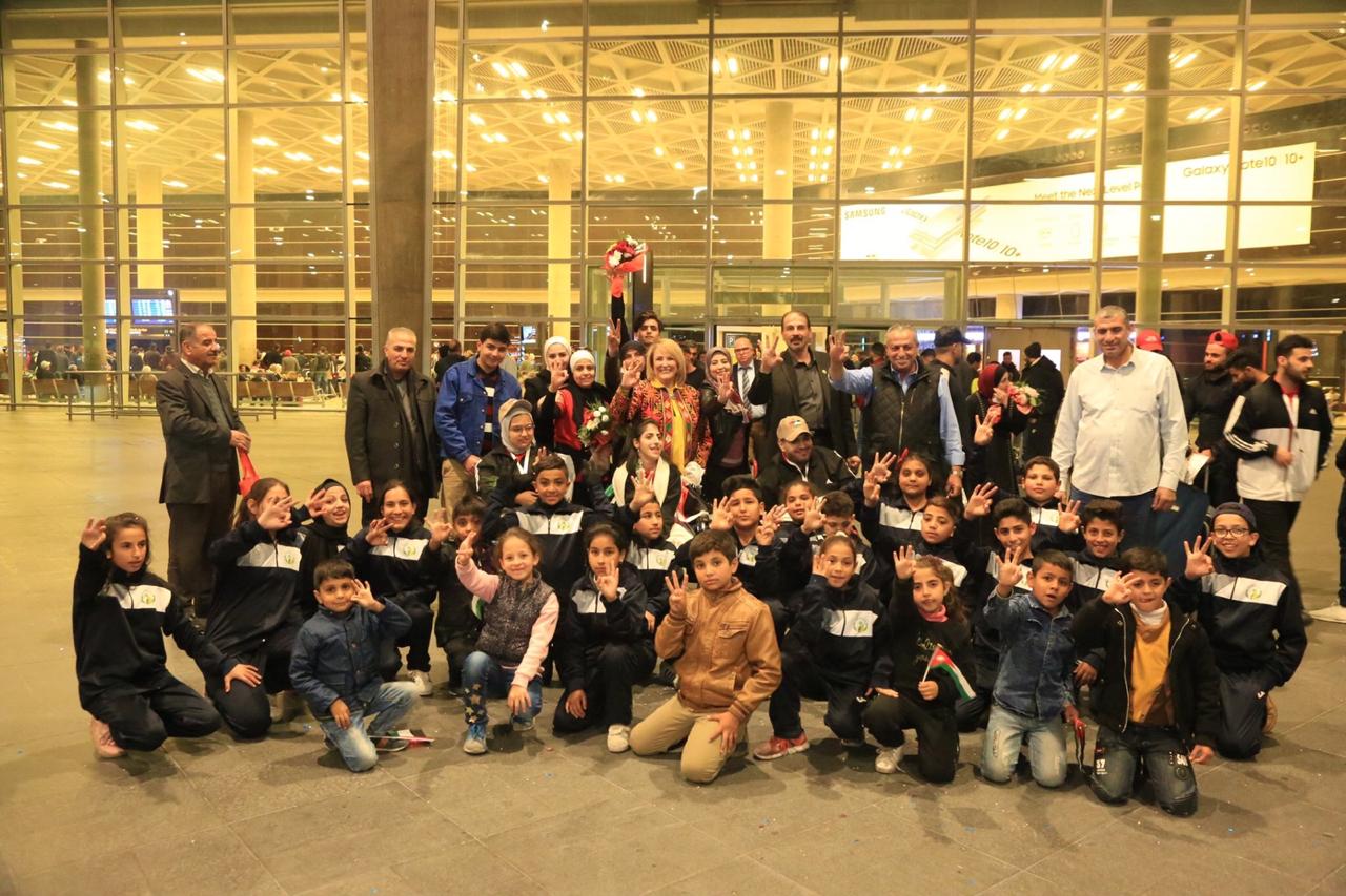 استقبال مهيب لمنتخب البوتشيا الاردني