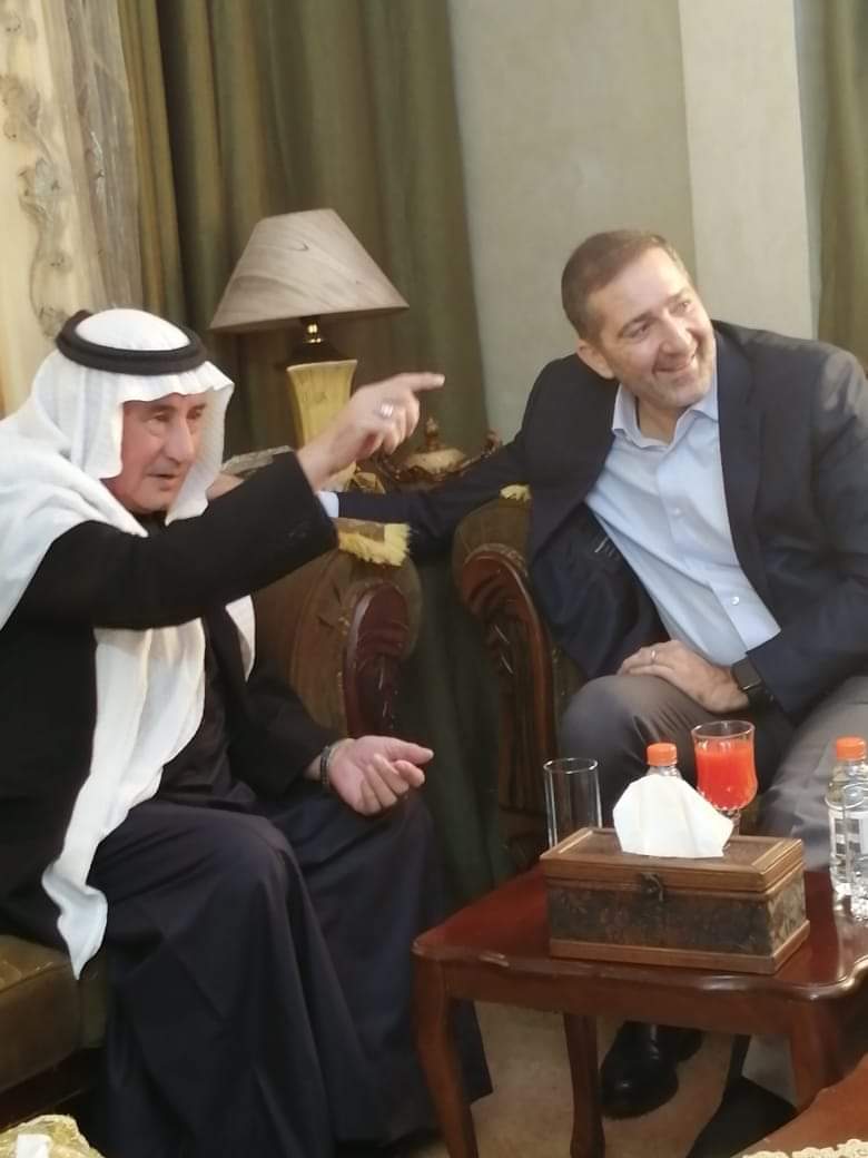 سمير الرفاعي يزور المرافق العسكري السابق