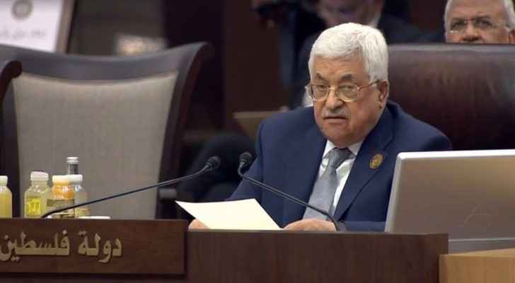 عباس يدعو الزعماء العرب إلى نصرة