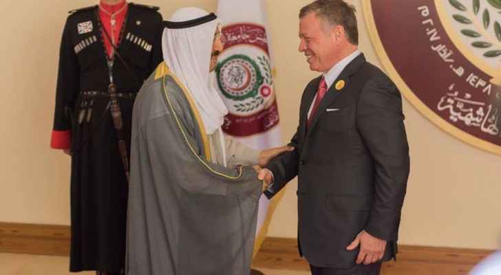 الملك وأمير الكويت يؤكدان ضرورة معالجة