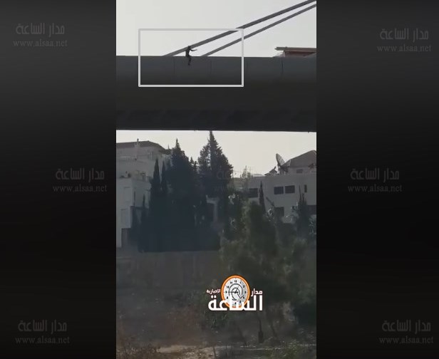 محاولة انتحار من أعلى جسر عبدون