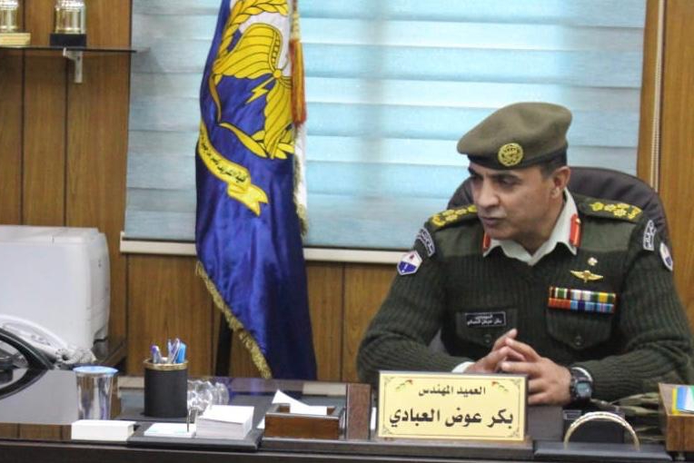 العميد المهندس بكر العبادي.. مديرا للامن