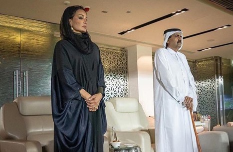 أمير قطر السابق حمد بن خليفة