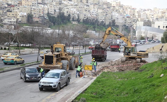 فتح شارع عمر مطر امام حركة