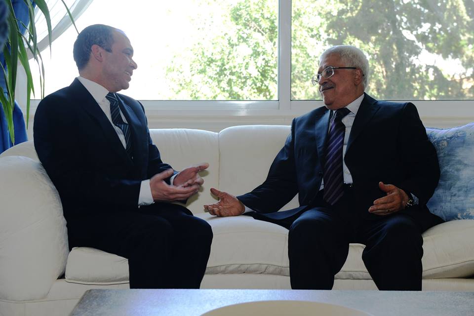 الأمير علي والرئيس الفلسطيني بلقاء في