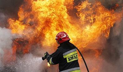 حريق غرفة سكن إمام مسجد بالقرب