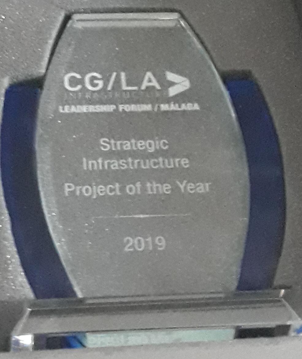 مشروع الناقل الوطني للمياه يفوز بجائزة