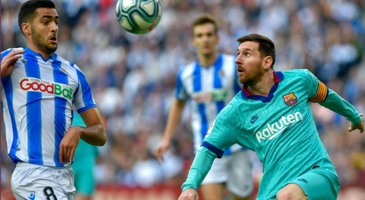 سوسيداد يسقط برشلونة في فخ التعادل