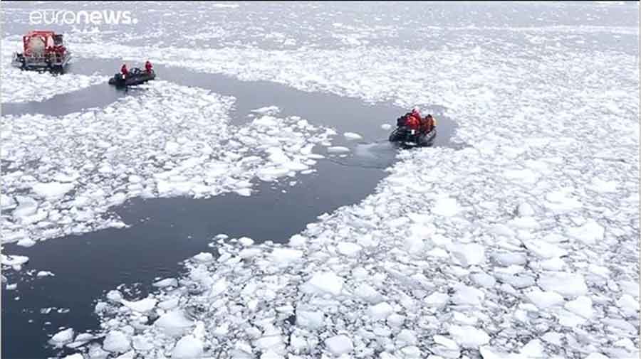 ذوبان القطب الجنوبي سيرفع سطح البحر