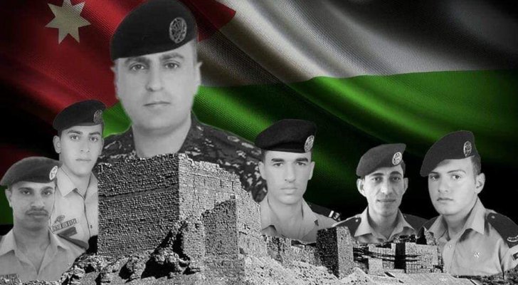 الأردنيون يستذكرون شهداء الهجوم على قلعة