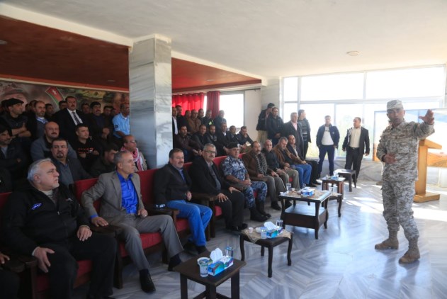 متقاعدو الدرك يزورون منطقة الباقورة (صور)