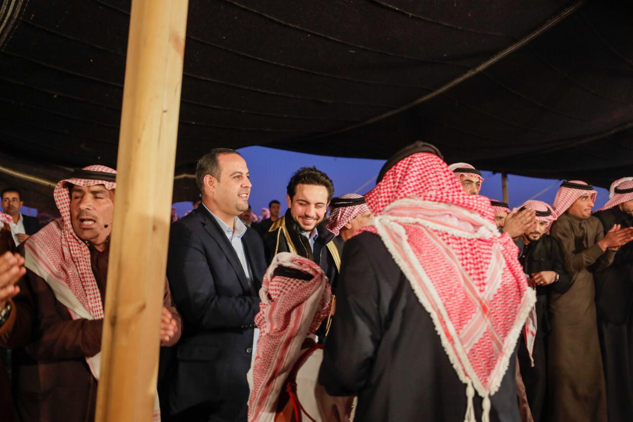 شاهد.. ولي العهد الامير الحسين يشارك