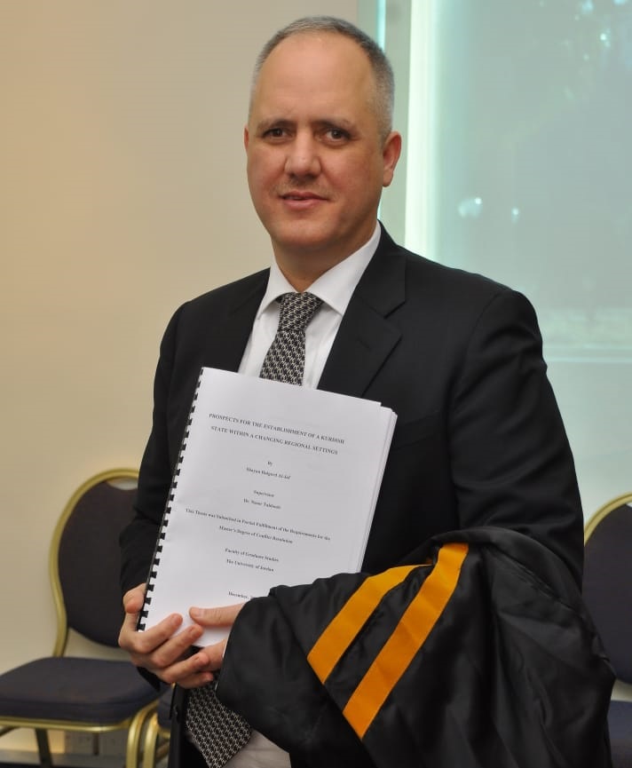 الدكتور شايان الجاف.. مبروك الماجستير (صور)