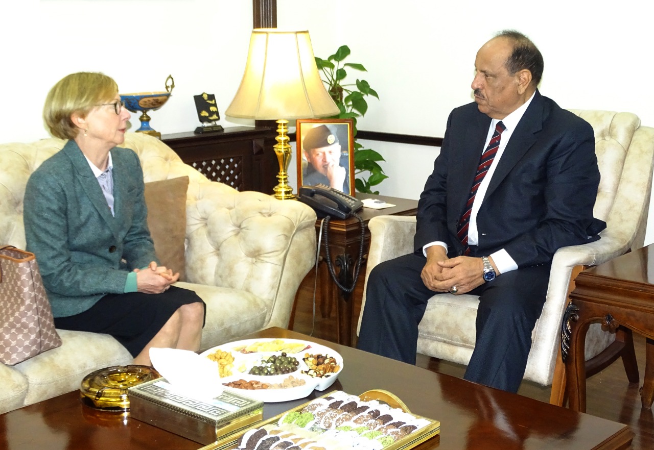 حماد يلتقي السفيرة الالمانية.. ماذا قال